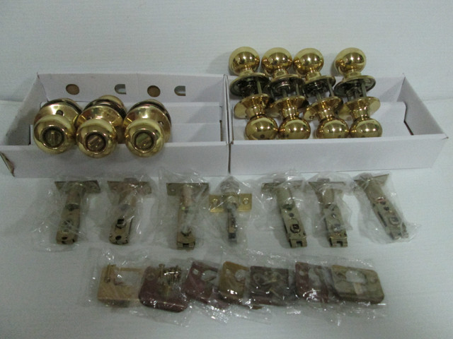 Inside Brass Door Locks in Windows, Doors & Trim in Oakville / Halton Region