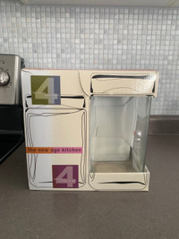 NEW Glass Canister Set