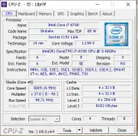 Intel® Core™ i7-6700 Processor 64-bit Desktop Processor