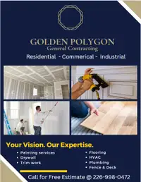 General Contractor - Commerical - Residential - Industrial