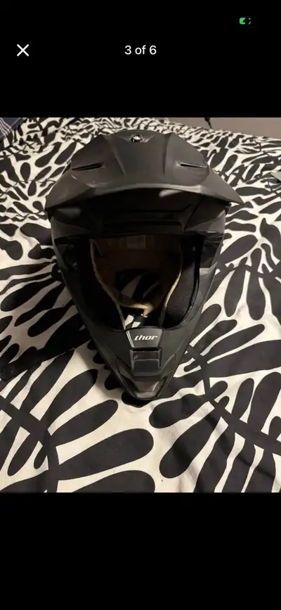 Selling lightly used Thor dirt bike helmet, ha only been used once. Is a size XS. Come with a se of...