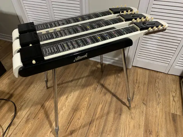 National Grand Console Triple Neck Steel Guitar Model 1052 1950s in Guitars in Kawartha Lakes - Image 3