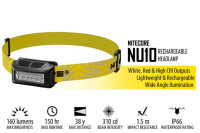 Nitecore NU10 USB Rechargeable Rechargeable Headlamp