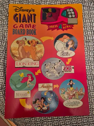 Vintage disney board game book, View more