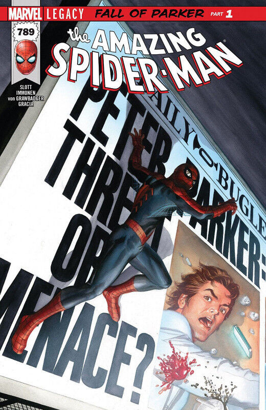 Marvel The Amazing Spider-Man # 789 Legacy Fall of Parker Part 1 dans Bandes dessinées  à Longueuil/Rive Sud