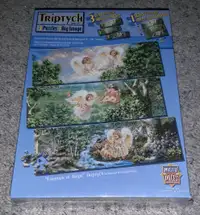 NEW: Triptych - 3 500 Piece Puzzles, 1 Image "Fountain of Hope"