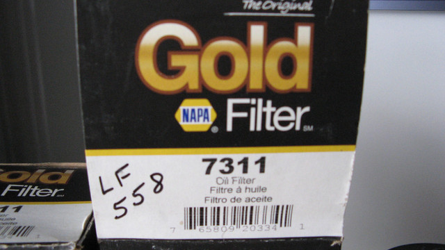 NAPA GOLD 7311 ENGINE OIL FILTERS, FORD SUPER DUTY 6.0 2003-2008 in Engine & Engine Parts in Saskatoon - Image 2