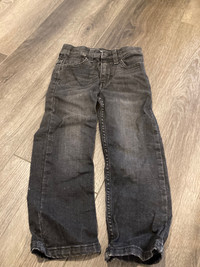 4T boys Wrangler dark grey jeans