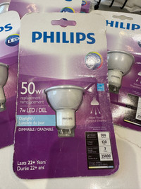 Philips GU10 LED Dimmable  Daylight 50W 7w