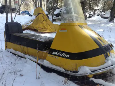 I have a 1966 skidoo Olympic snowmobile for sale in great shape and runs good and original cover 120...