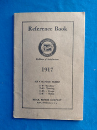 Antique Buick Reference Books – 1917 & 1926