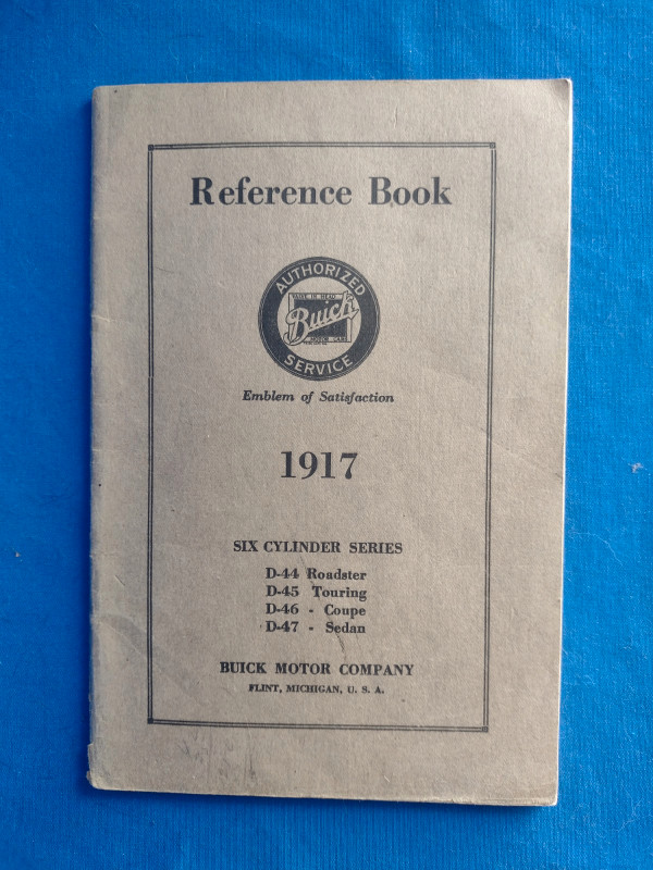 Antique Buick Reference Books – 1917 & 1926 in Other in Grande Prairie