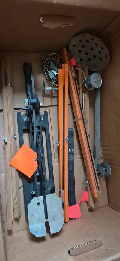 Ice fishing  auger and reals 65.00, View more