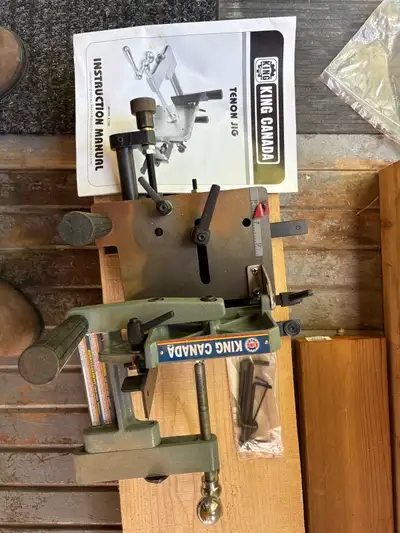 King Canada K-1500 Tenoning Jig for Table Saw – Complete, View more