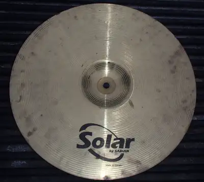 $40 Sabian Solar Canada 16" crash cymbal, View more