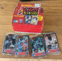 Vintage 1985 Donruss action stars trading card packs