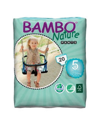 Bambo Junior Training Pants Size 5 (26-44 lbs) - 100/Case
