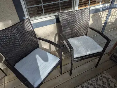 Outdoor chairs with cushions, View more
