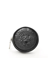 Authentic Balmain Black leather coin Wristlet