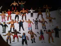 Large Collection of LJN WWF WWE Wresting Figures 1980's LO PRICE