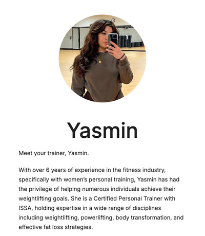 Women's Personal Trainer - Mississauga