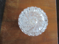 Antique laded crystal dishes