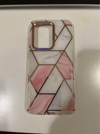 Samsung Galaxy S20 Ultra full body chrome pink marble case