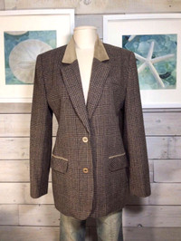 Jessica tweed pattern blazer - aa40