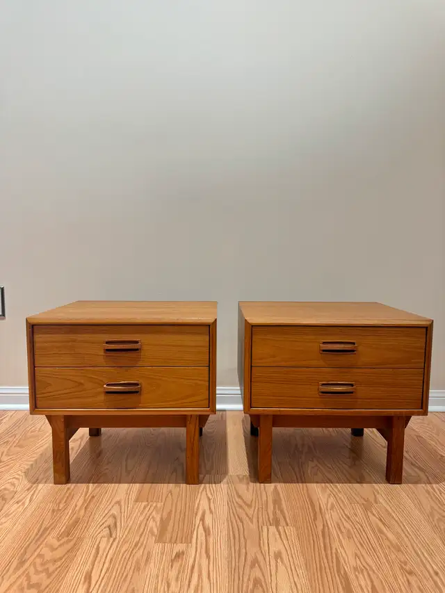 Mid Century Teak Bedside Tables62863286359426129