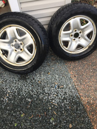 225 65 17  (4) Winter Tires on Rims