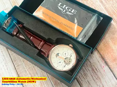 LIGE-6828 Automatic/Mechanical Watch (NEW)