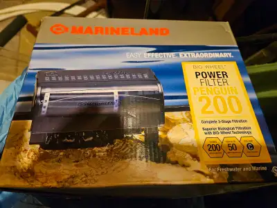 Marineland power filter ,brand new