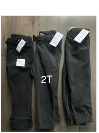 Brand new 2T fleece pants 