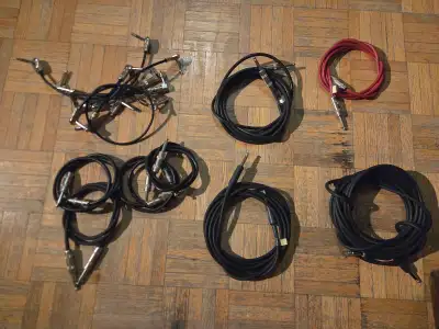 Guitar cables lot for sale, View more
