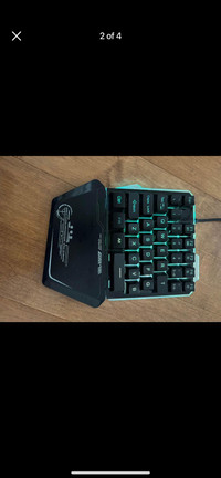 SINGLE HANDED USB PROFESSIONAL GAMING KEYBOARD COLOUR CHANGING