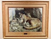 "Rocky Camp Cougar" print 534/5000 by Carl Brenders
