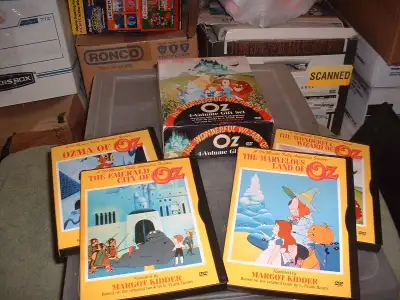 OZ 4-VOLUME DVD SET THE WIZARD OF OZ TESTED RUNS WELL, View more