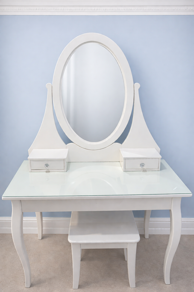 Ikea Hemmes Vanity table and stool, View more