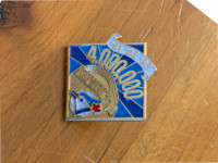 Blue Jays Memorabilia - pins , media guides , flag