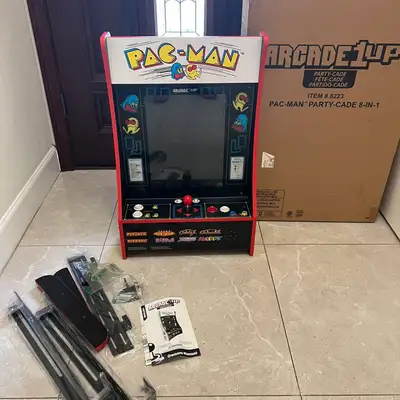 Arcade 1up Pacman Collector's Edition with 8 games