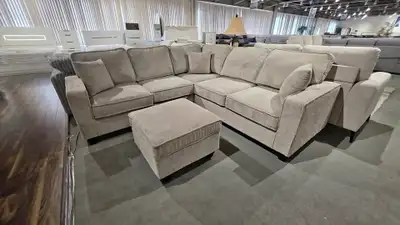 Brand  New Sectional Sofa with Ottoman, View more