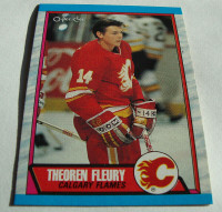 1989-90 Theo Fleury Rookie O-Pee-Chee #232