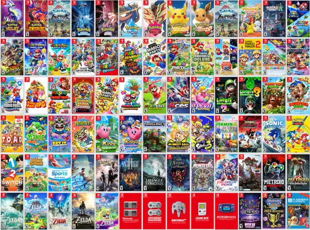 NINTENDO SWITCH OLED WITH GAMES! I MARIO I POKEMON I ZELDA in Nintendo Switch in Kitchener / Waterloo - Image 4