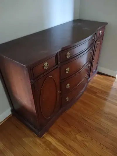 Antique Mahogany Sideboard, View more