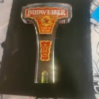 Vintage budweiser beer tap handle