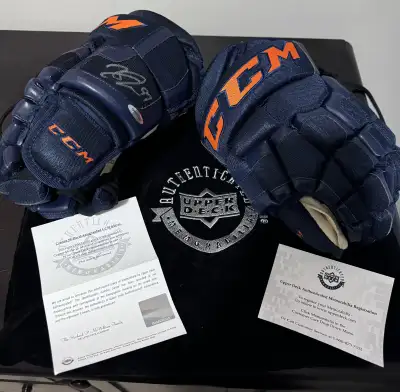 Connor McDavid Autographed CCM Glove, View more