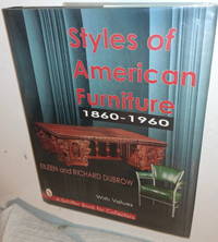 Styles of American Furniture 1860-1960 HCDJ Unread Book