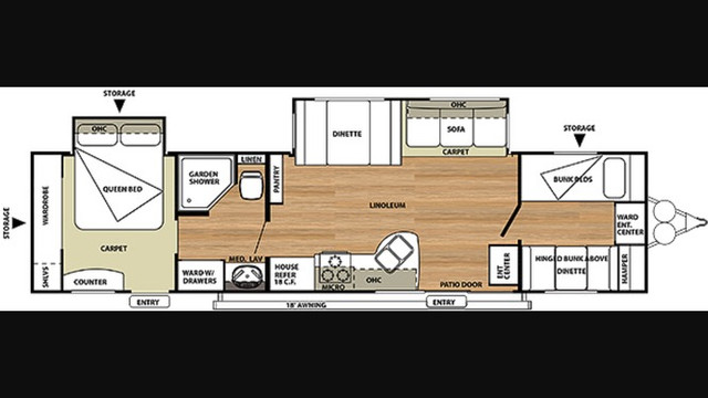 2014 Salem 36 F Trailer on Park site in Park Models in Kawartha Lakes - Image 2