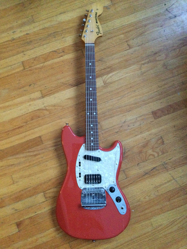Limited Edition Kurt Cobain Fender Mustang Fiesta Red, used for sale  