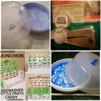 BABY CARRIER & FEEDING ITEMS. STERILIZERS, CADDIES, PRICES IN AD